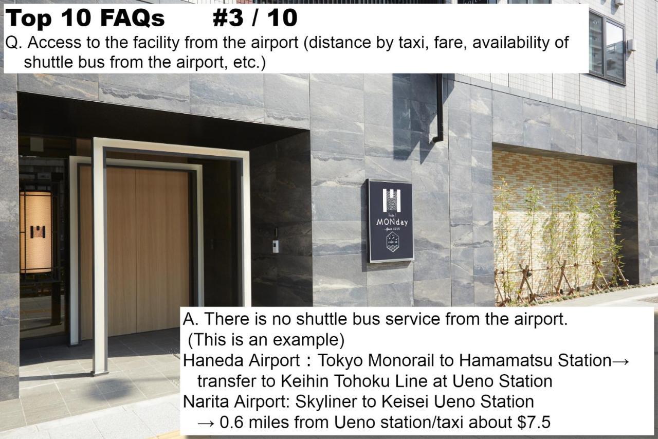 Monday Apart Premium Ueno Tokyo Exterior photo